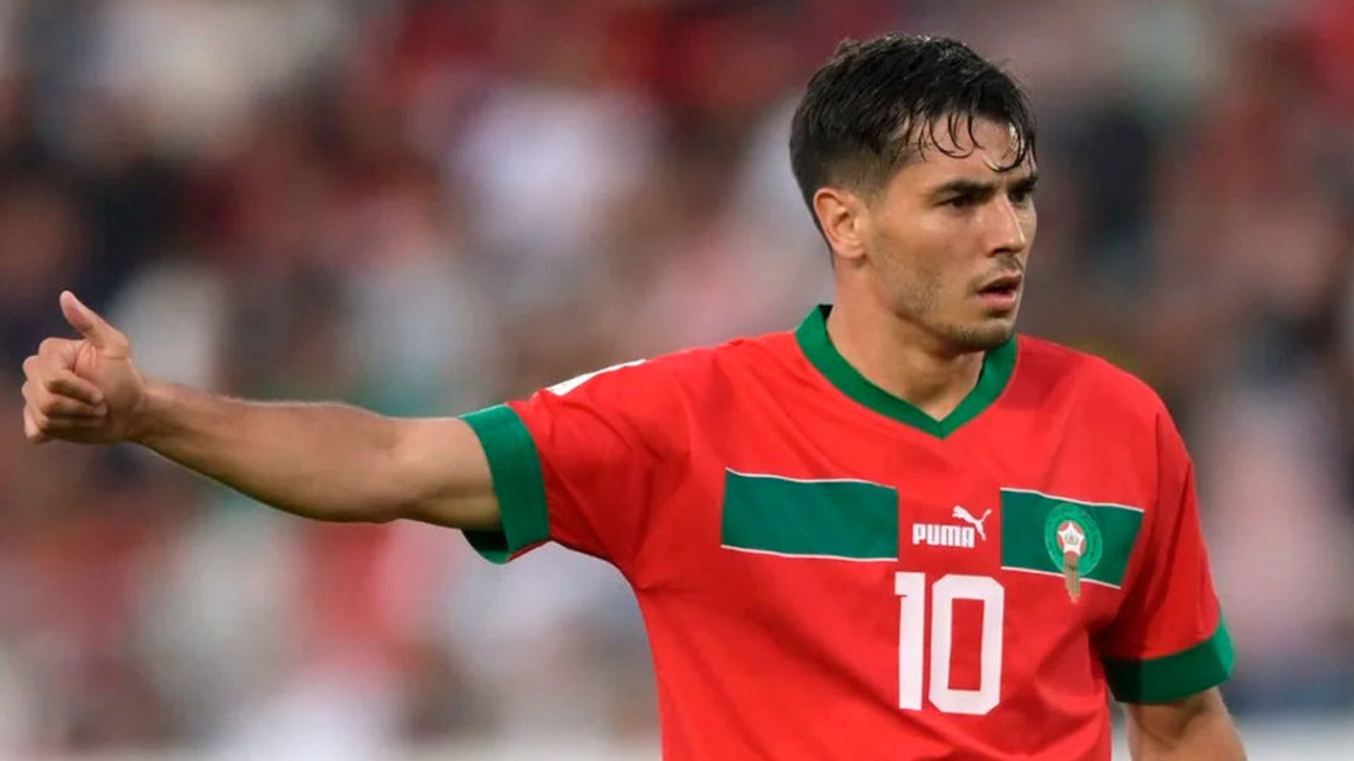 Brahim Díaz con la Selección de Marruecos