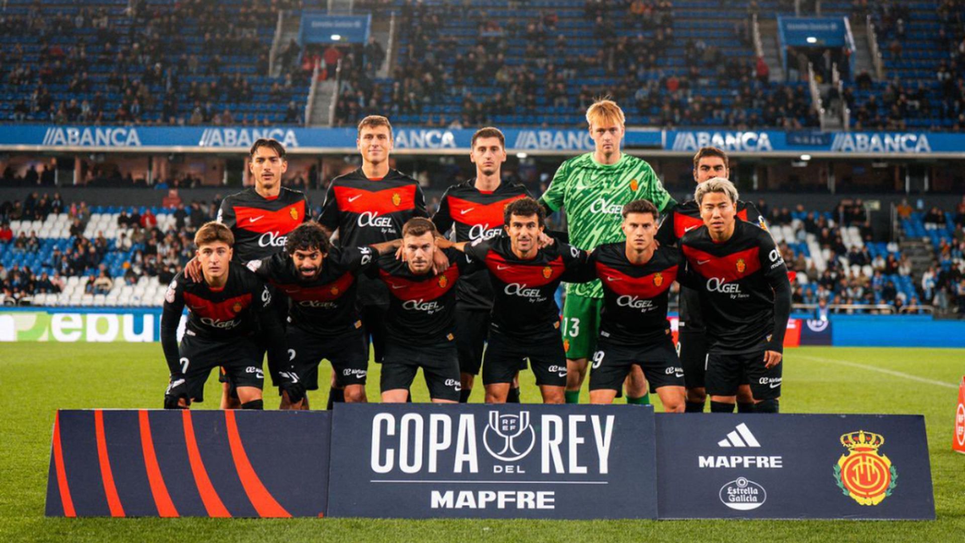 El once titular del Mallorca en Riazor