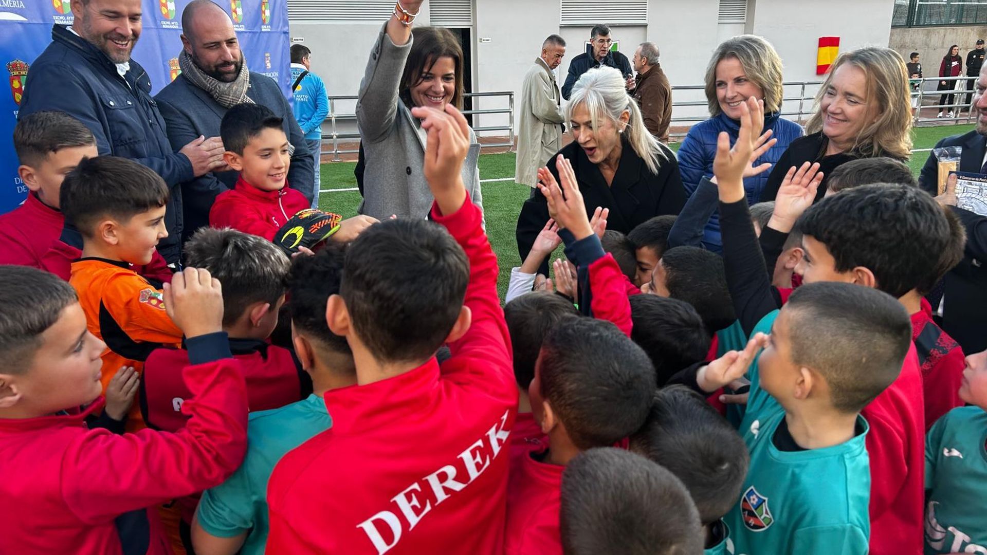 Inauguración del campo de fútbol de Benahadux tras la remodelación