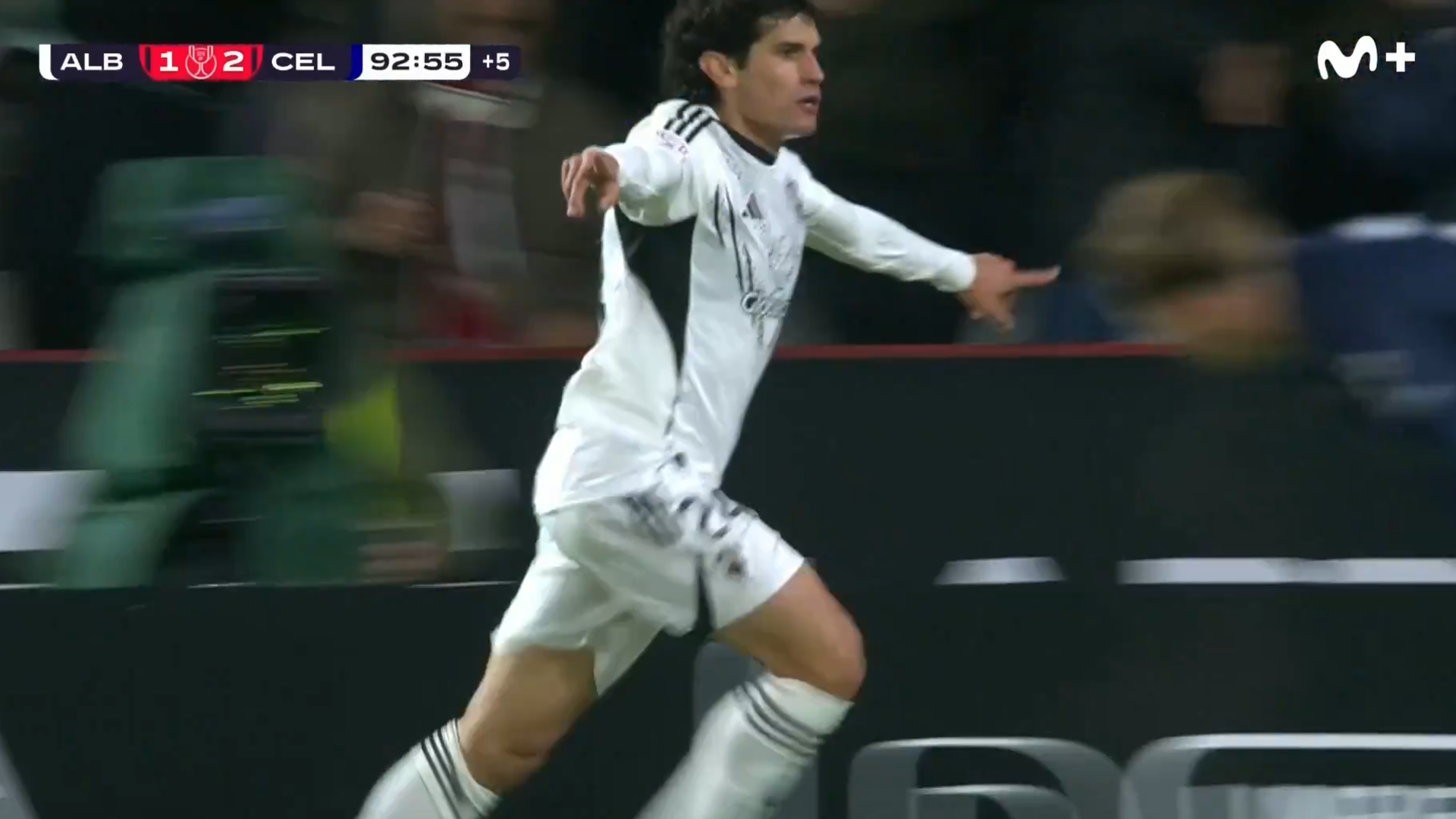 Jesús Vallejo celebra su gol ante el Celta Jesús Vallejo celebra su gol ante el Celta