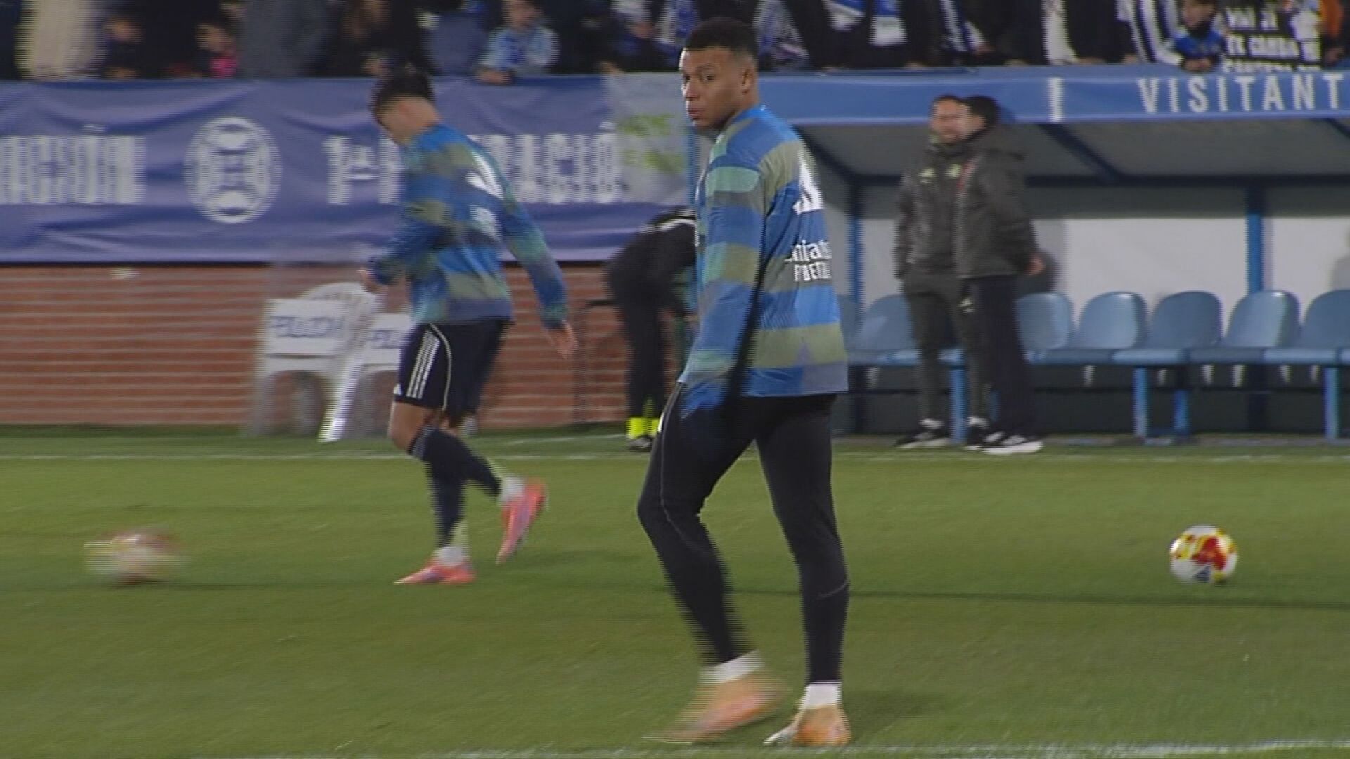 Kylian Mbappé calienta en El Prado