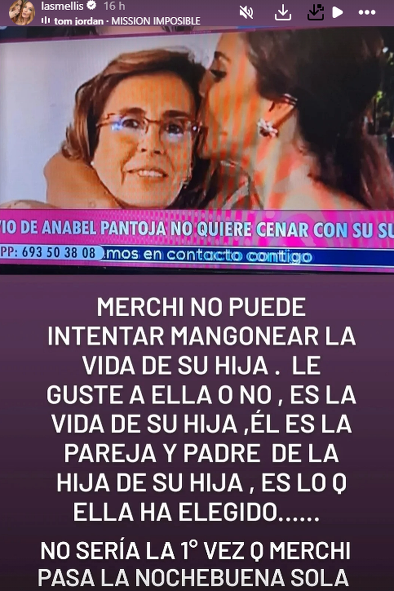 Las Mellis opinan del ultimátum de David Rodríguez a Anabel Pantoja con su madre Merchi en Navidad