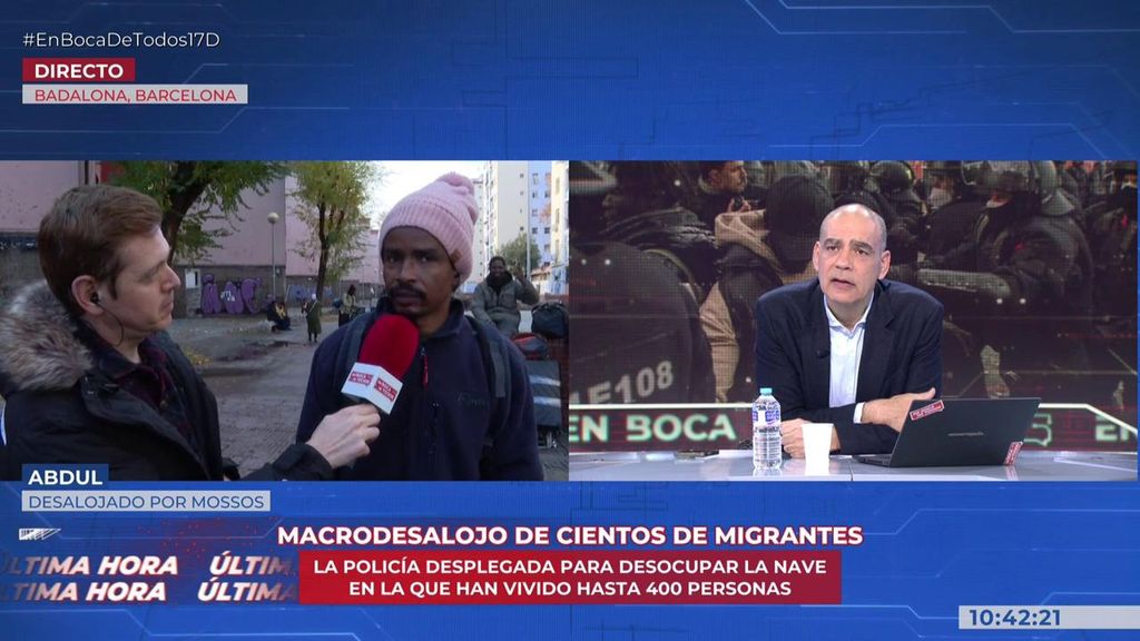 Macrodesalojo en Badalona: los Mossos d´Esquadra desalojan a los 400 okupas del mayor asentamiento de inmigrantes de toda Barcelona