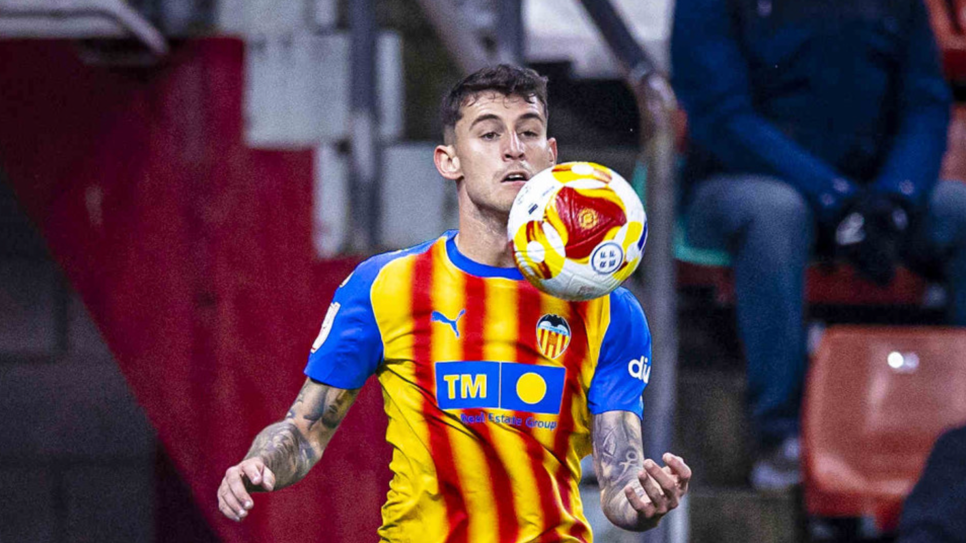 Raba en el Sporting - Valencia CF