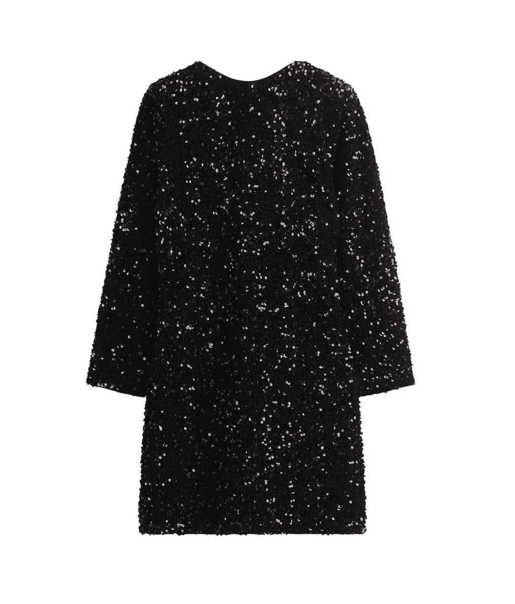 Vestido negro con detalle minimal – H&M