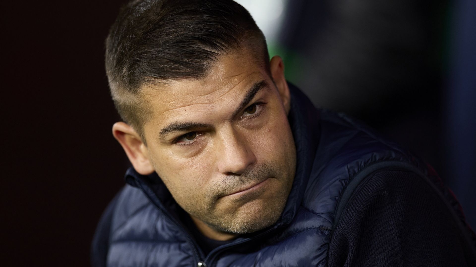 Álvaro del Moral, en el Osasuna-Levante de LALIGA