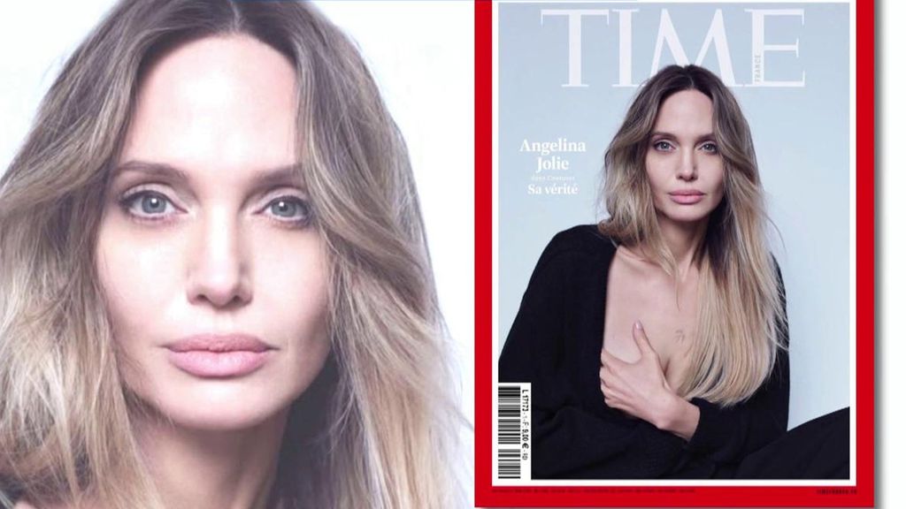 Angelie Jolie luce orgullosa las cicatrices de su mastectomía en la portada de la revista 'Time'