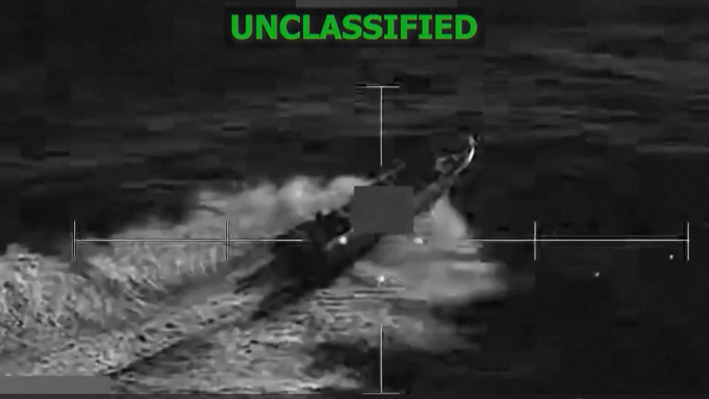 Bombardeo de EE.UU. a una narcolancha en el Pacífico Oriental