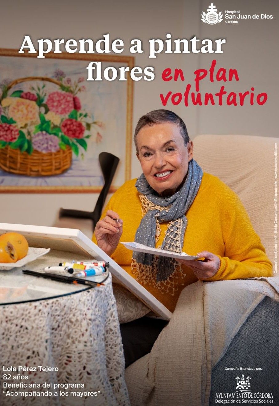 Cartel promocional de la campaña, con Lola