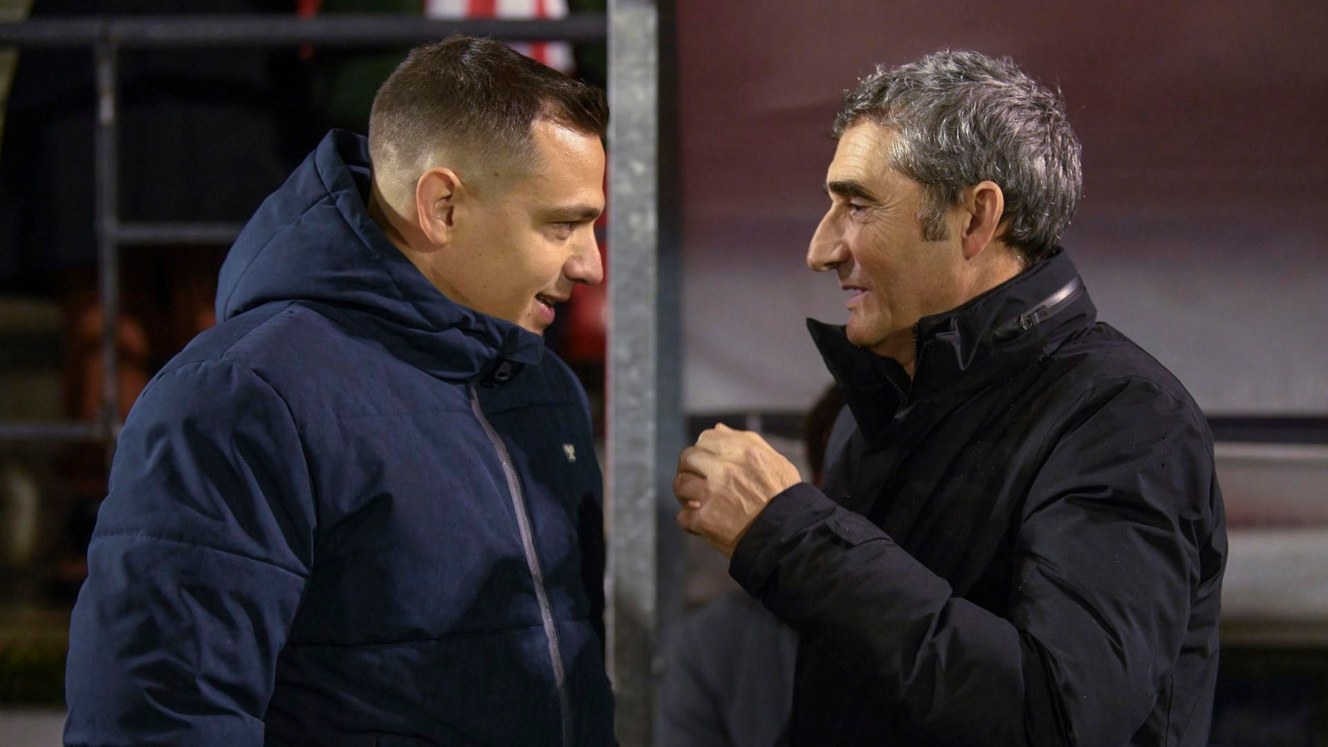 Dani Llácer y Ernesto Valverde Dani Llácer y Ernesto Valverde