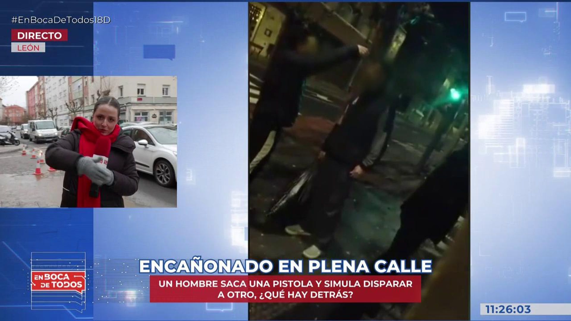 Encañona a un hombre sin motivo en las calles de León Encañona a un hombre sin motivo en las calles de León