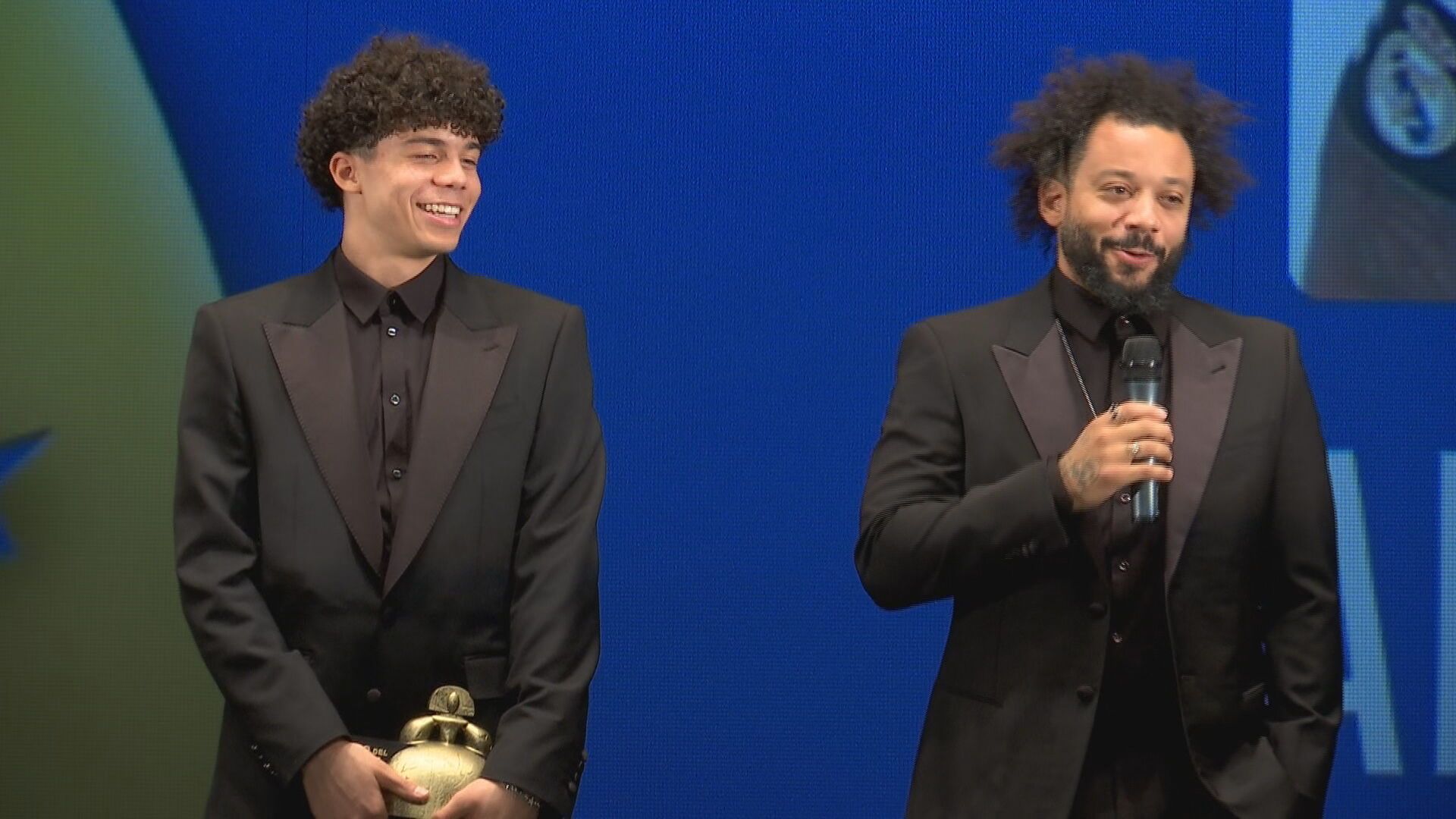 Enzo Alves y Marcelo han compartido un bonito momento en los Premios del Deporte de Alcobendas