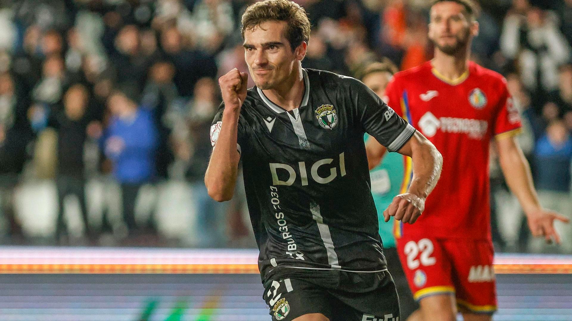 Iñigo Córdoba celebrando su gol ante el Getafe Iñigo Córdoba celebrando su gol ante el Getafe