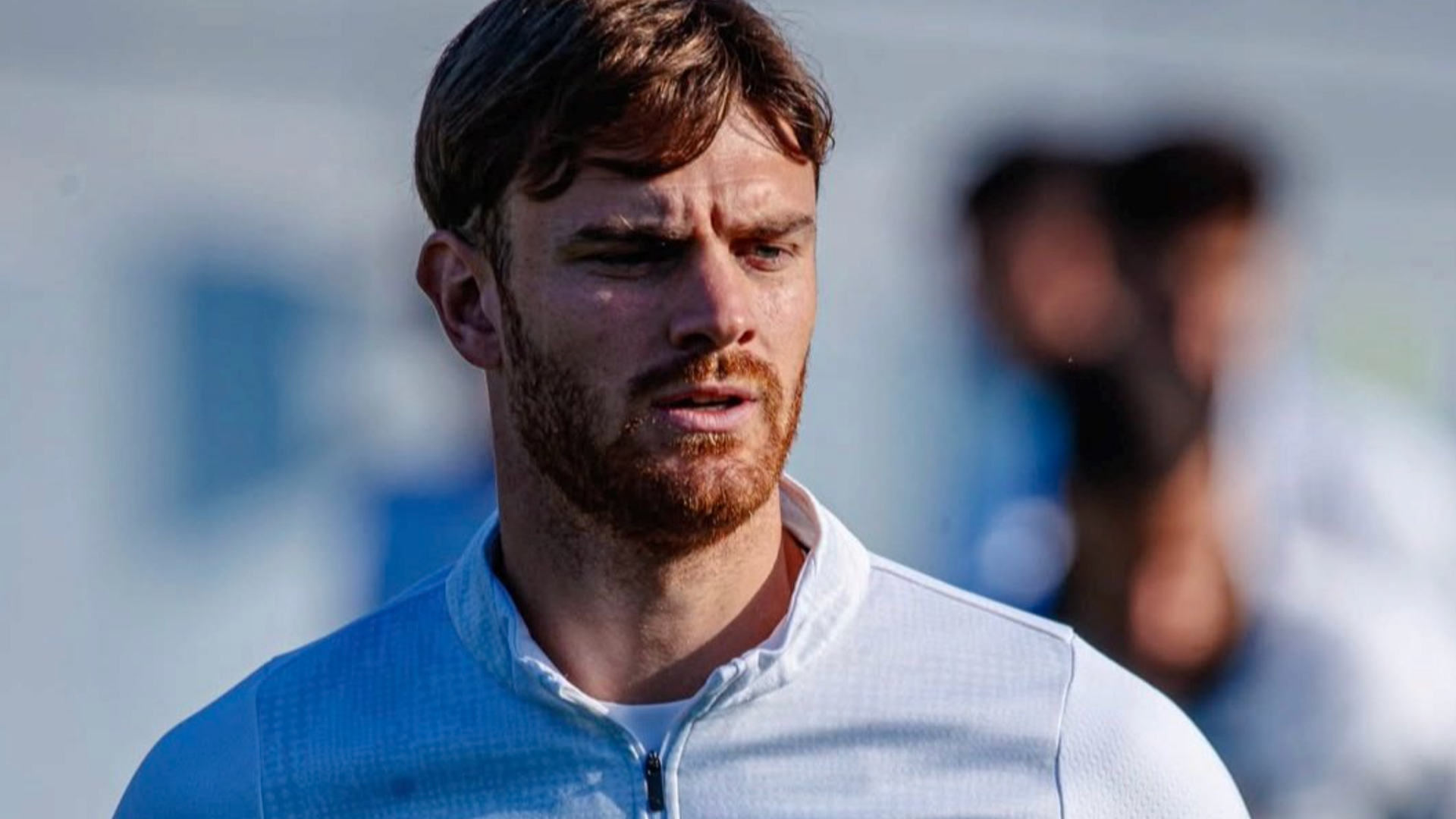 Lucas Beltrán se entrena