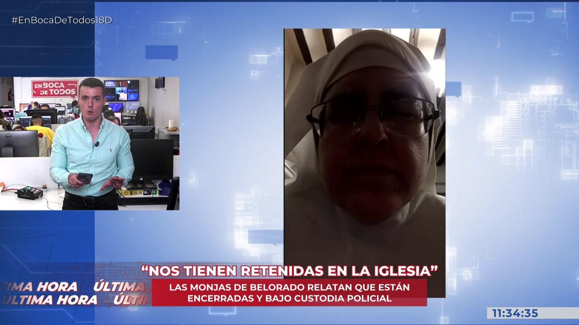 Máxima tensión en Orduña: las monjas de Belorado aseguran estar retenidas y piden ayuda Máxima tensión en Orduña: las monjas de Belorado aseguran estar retenidas y piden ayuda