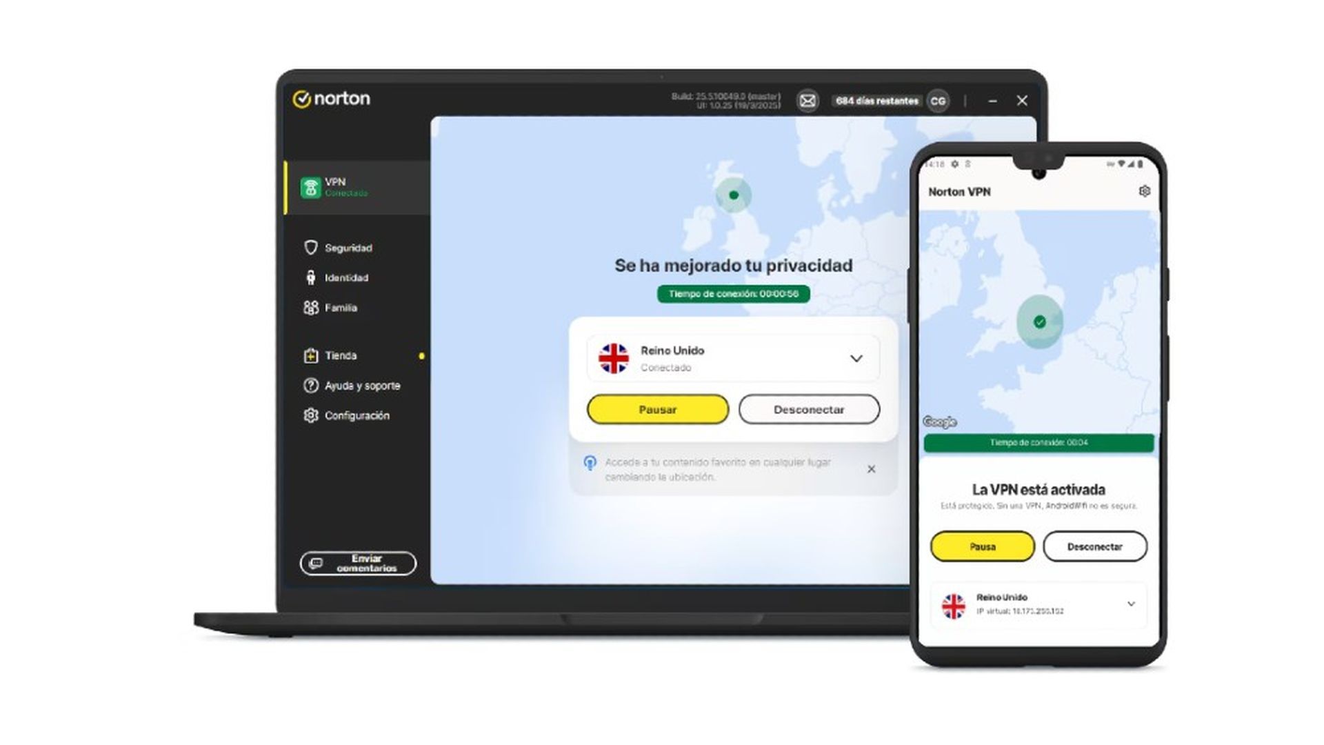Norton VPN - para proteger tu día a día