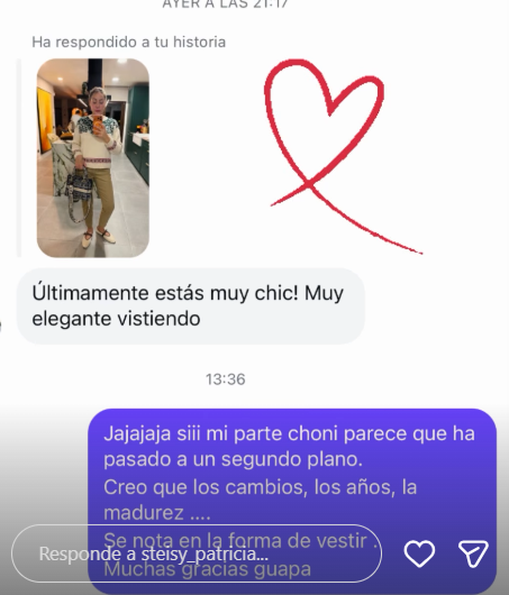 Patricia Steisy, sobre su nueva forma de vestir