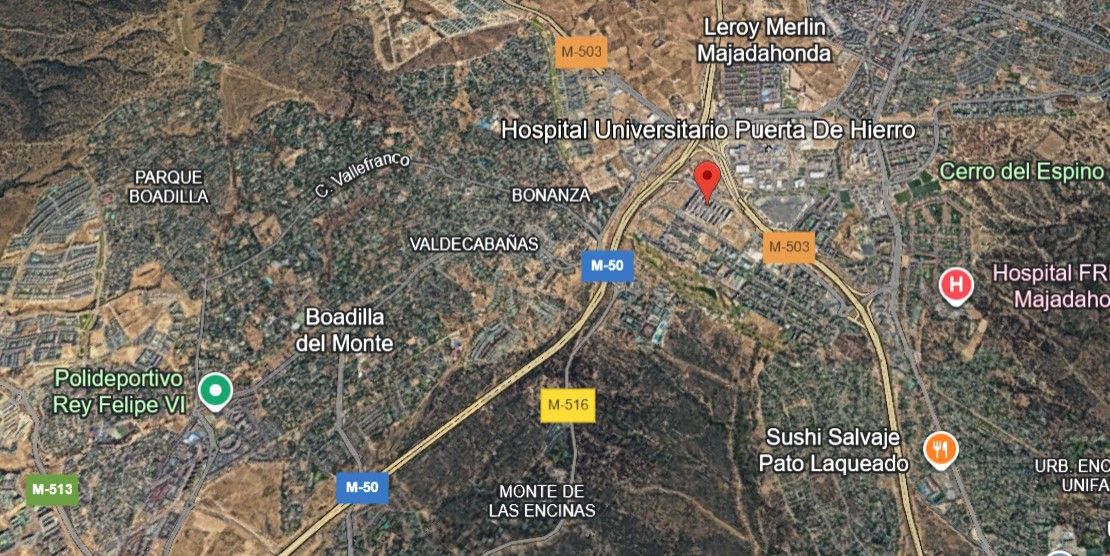 Zona de la desaparición de Gemma