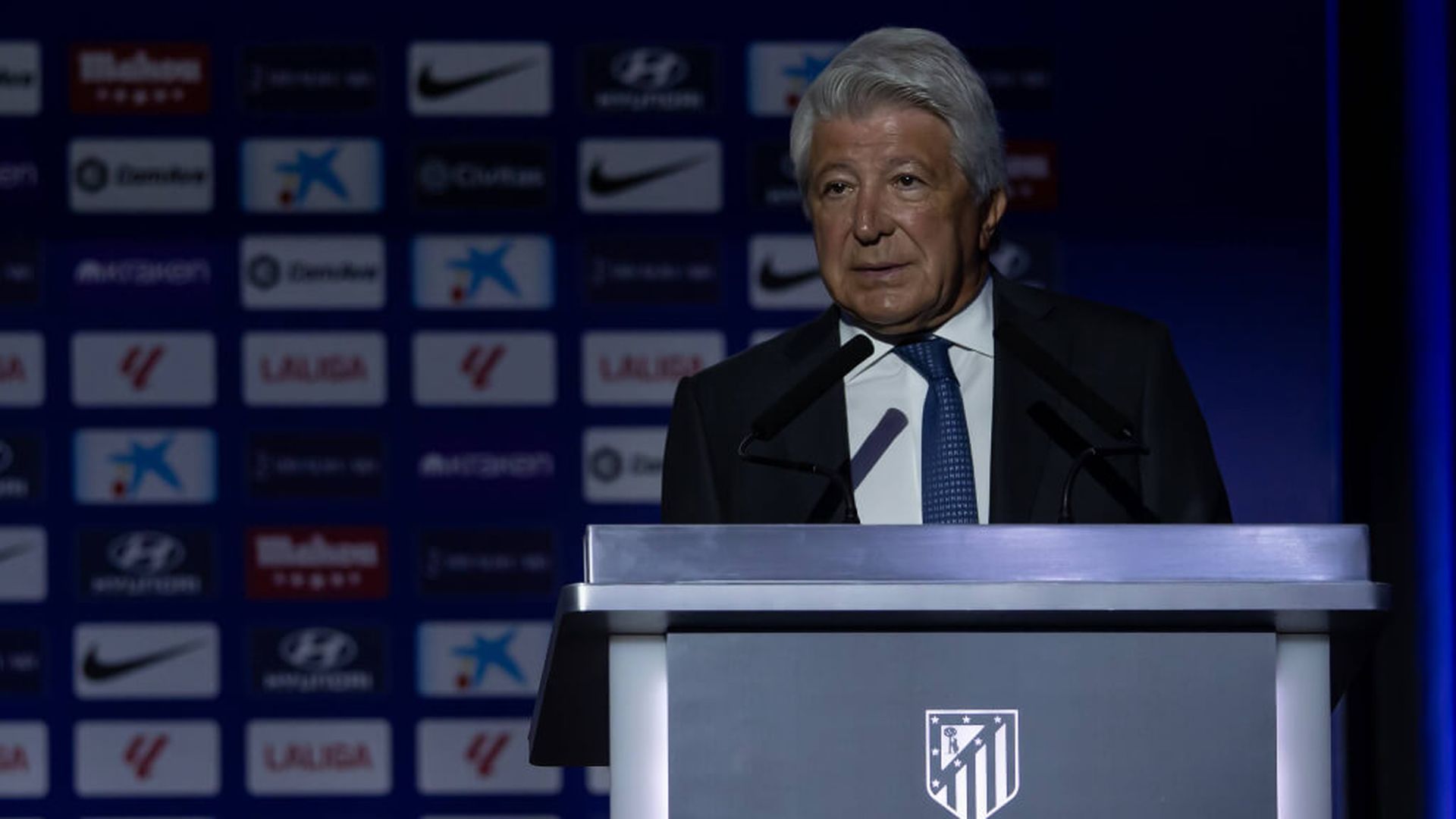 Enrique Cerezo, presidente del Atlético de Madrid