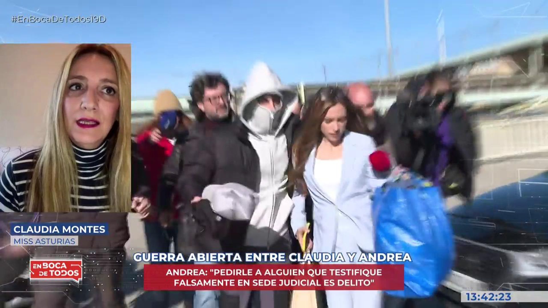 Claudia Montes responde a Andrea de la Torre