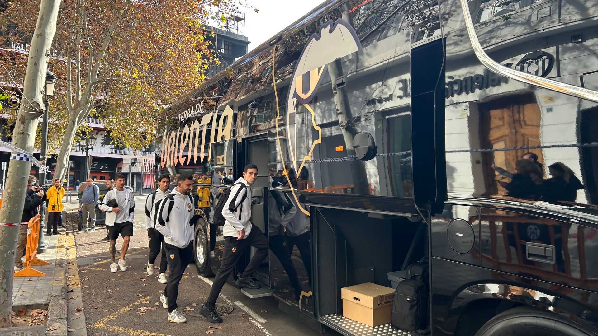 Tárrega en la convocatoria del Valencia CF