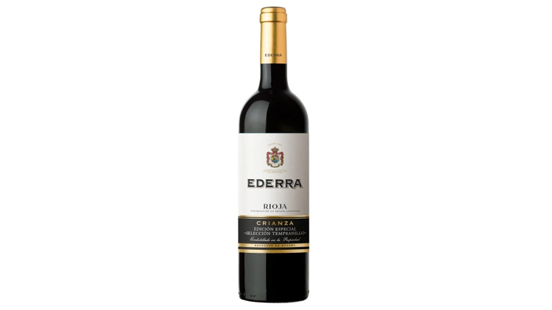 EDERRA Vino tinto crianza con D.O. Ca. Rioja