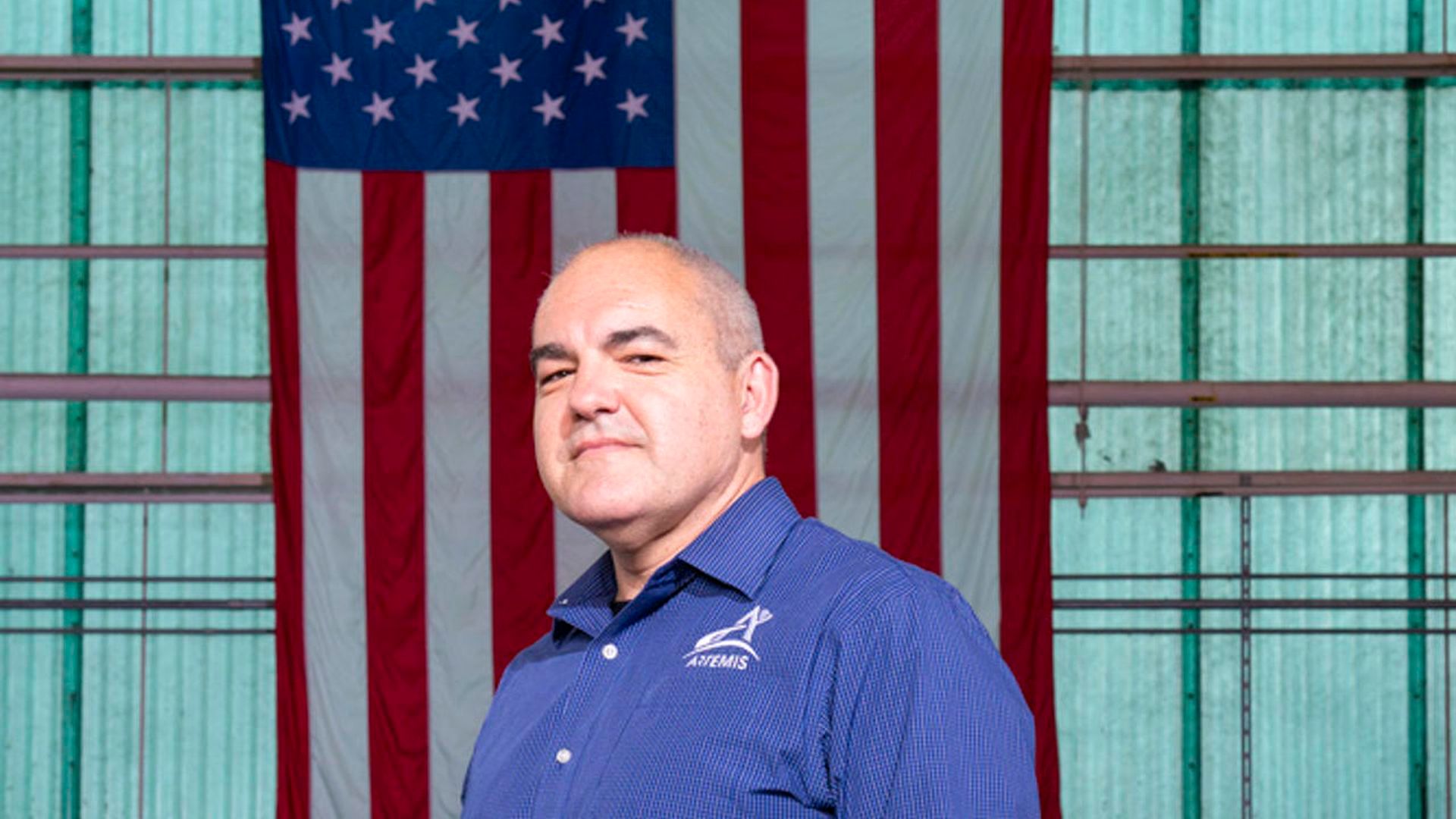 El español Carlos García-Galán, subdirector del Programa 'Gateway', afirma durante la entrevista