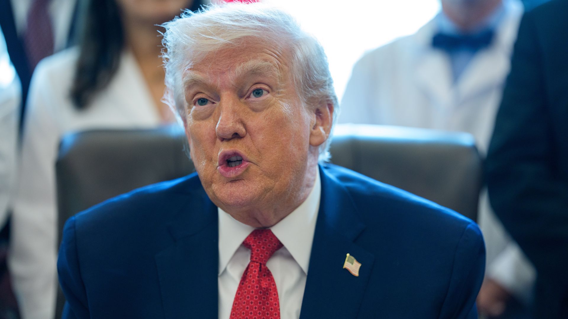 El presidete de los Estados Unidos, Donald Trump