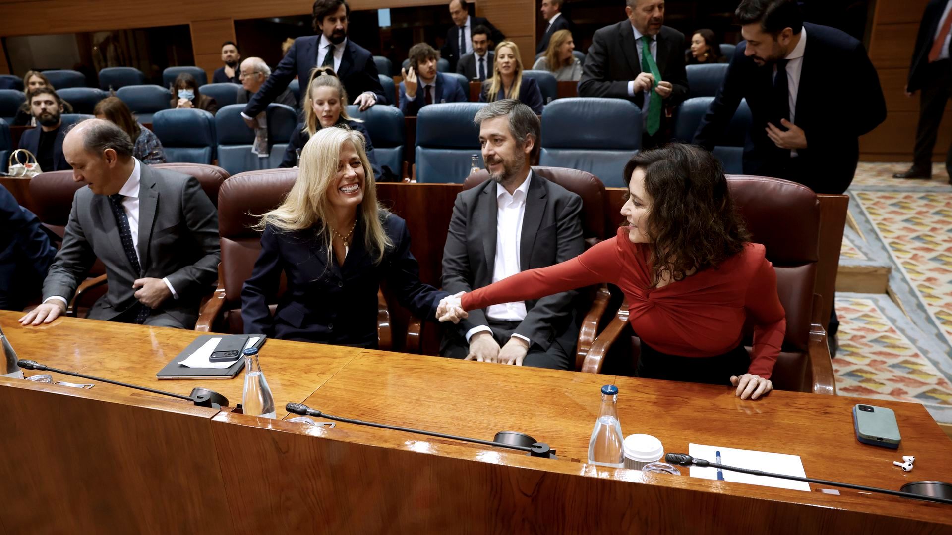 Isabel Díaz Ayuso en la Asamblea de Madrid