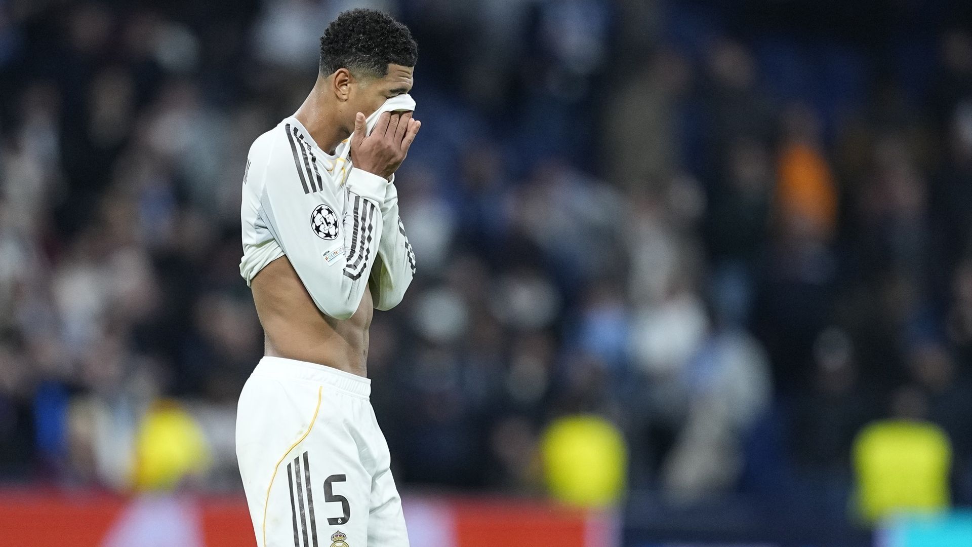 Jude Bellingham en un partido con el Real Madrid