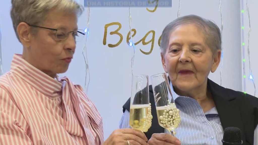 La historia de Carmen y Begoña, recién casadas tras conocerse en la residencia