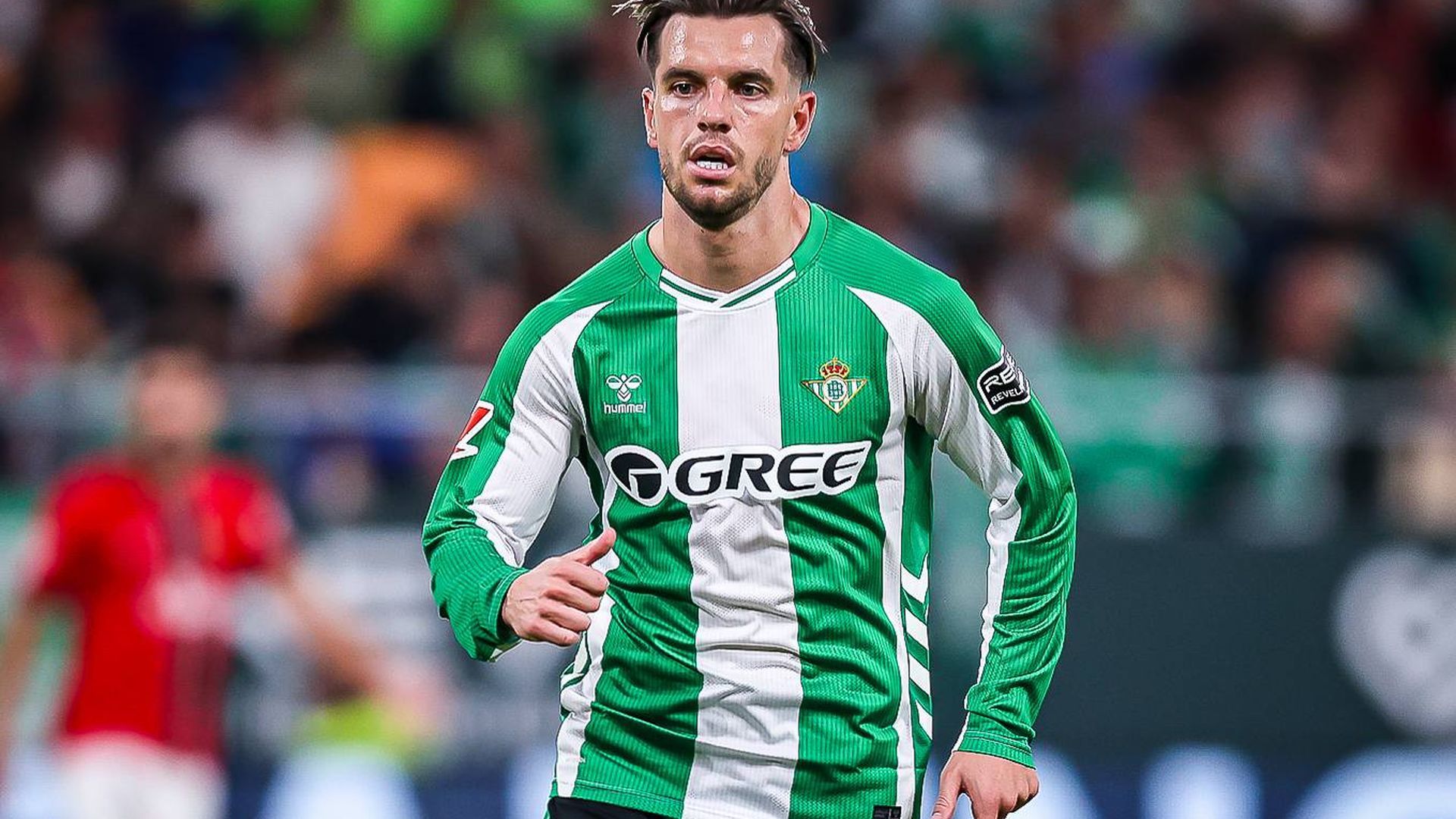 Lo Celso, en un partido con el Betis