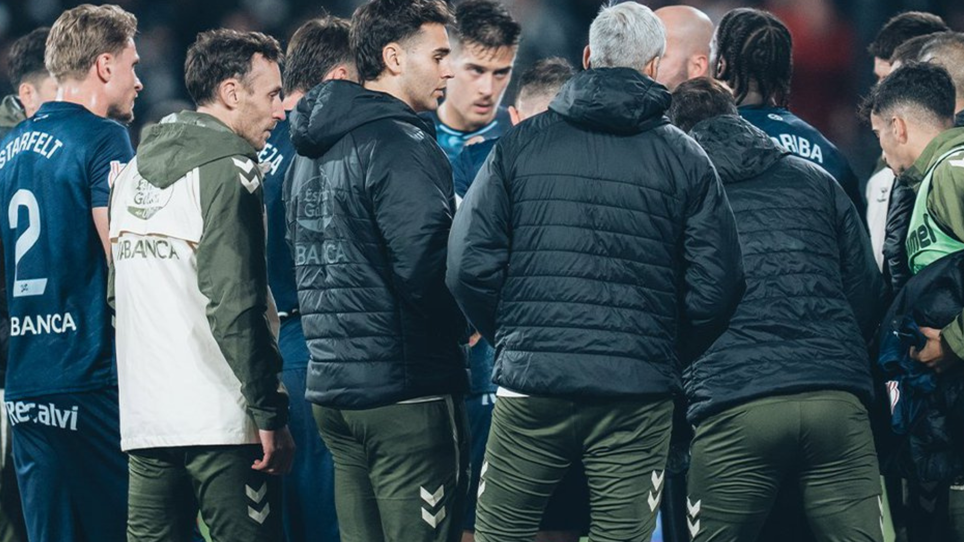 Los jugadores, en la prorroga del Albacete-Celta