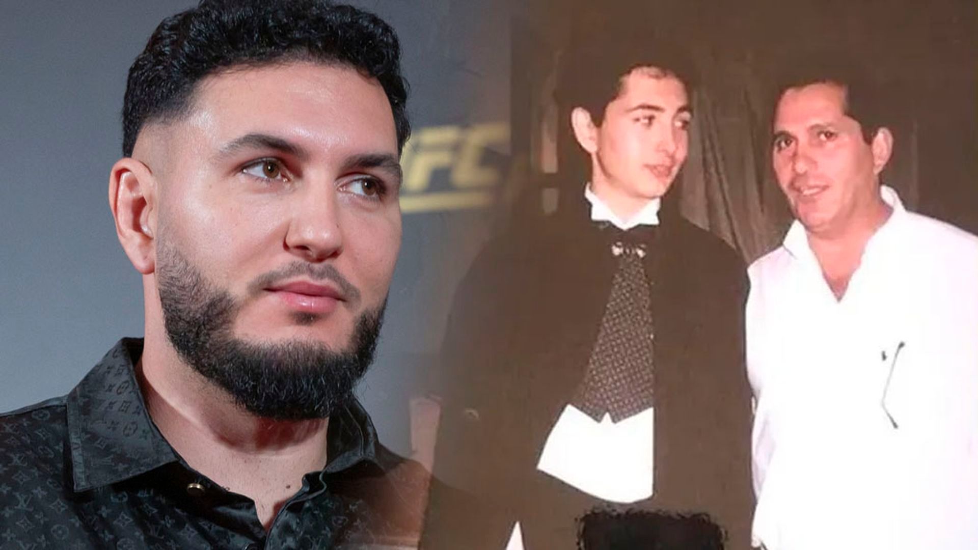 Omar Montes y su padre Ismael