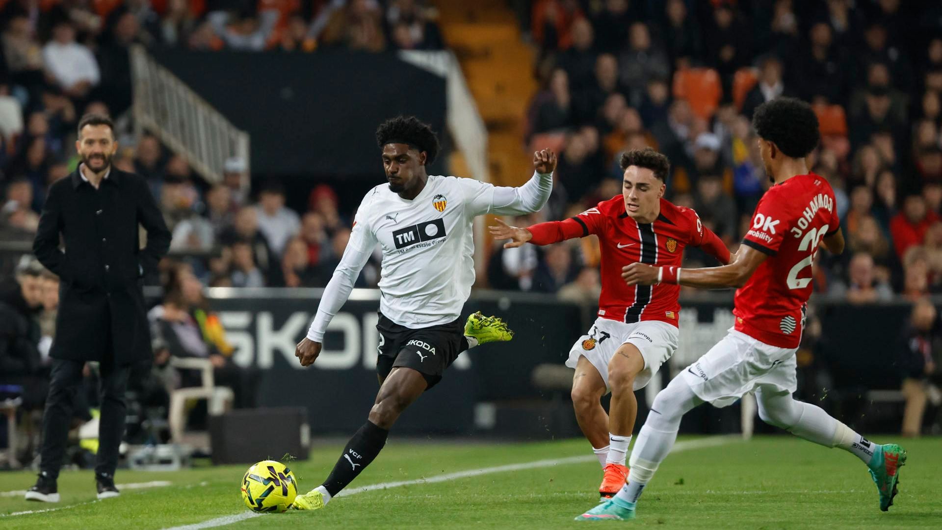 Thierry en el Valencia - Mallorca