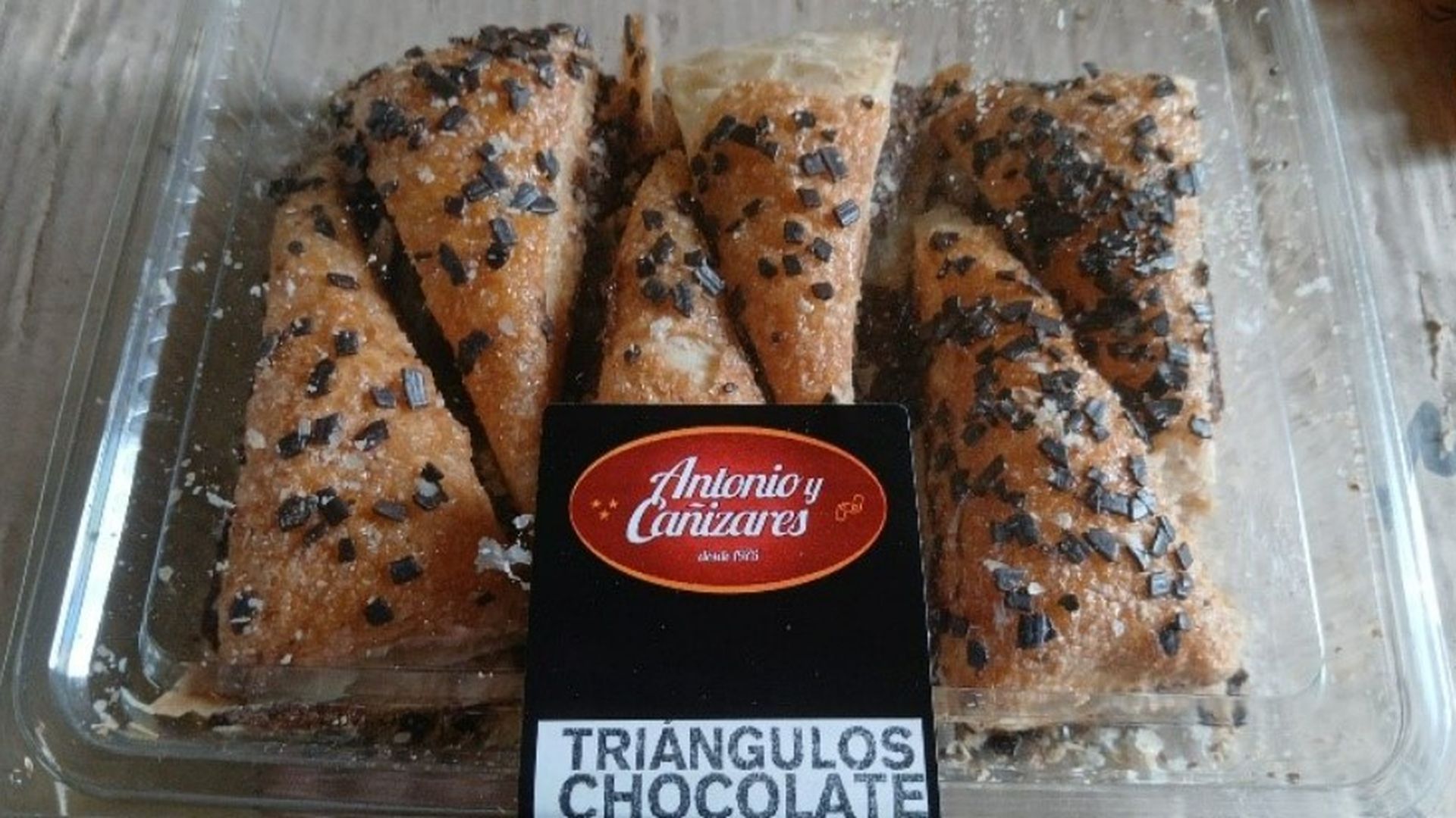 Triángulos de chocolate de Antonio Cañizares