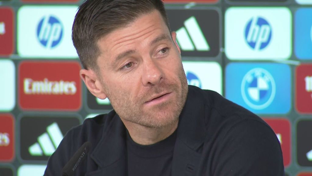 Xabi Alonso en la rueda de prensa previa al Real Madrid - Sevilla