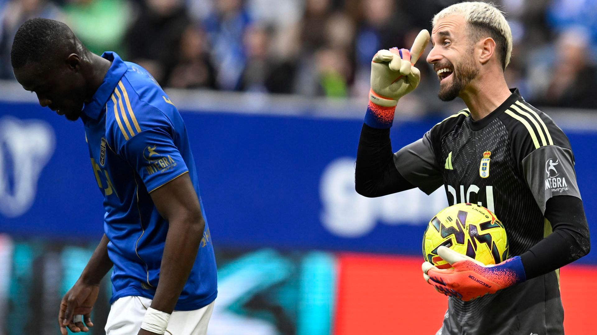 Bailly y Escandell en el Oviedo - Celta