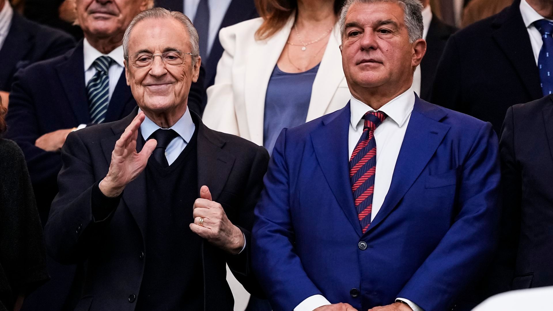 Florentino Pérez y Joan Laporta