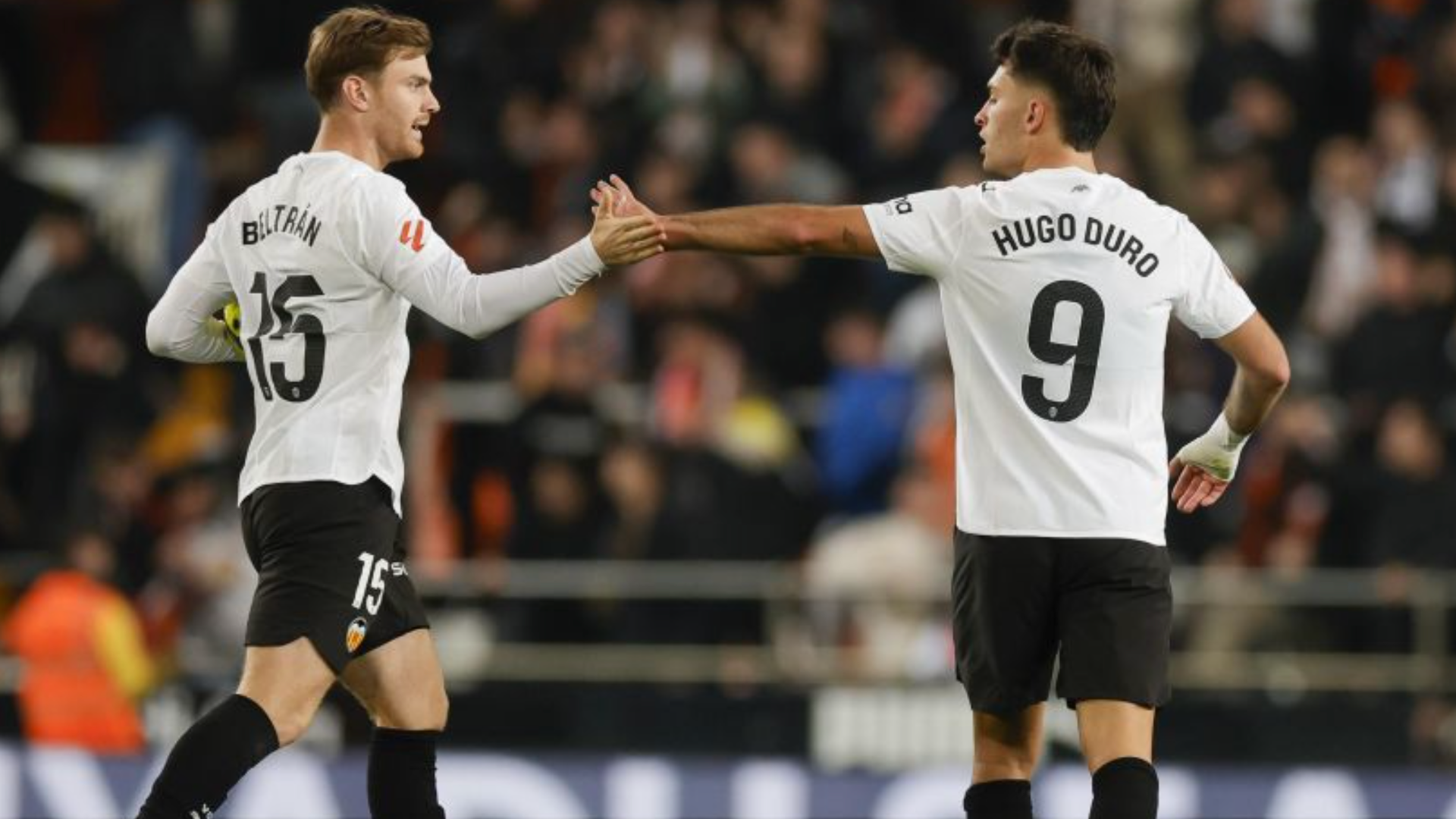 Gol de Hugo Duro en Mestalla ante el Mallorca