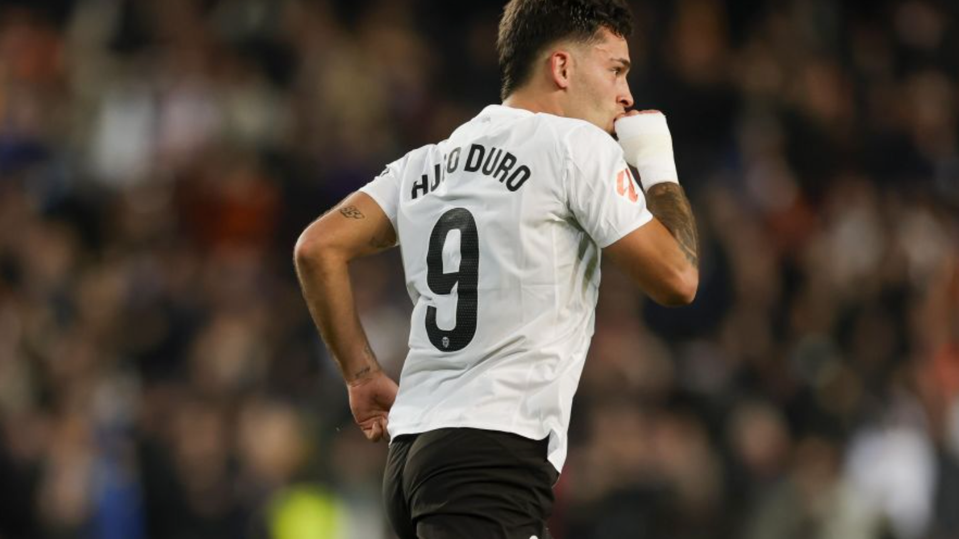 Gol de Hugo Duro en Mestalla ante el Mallorca