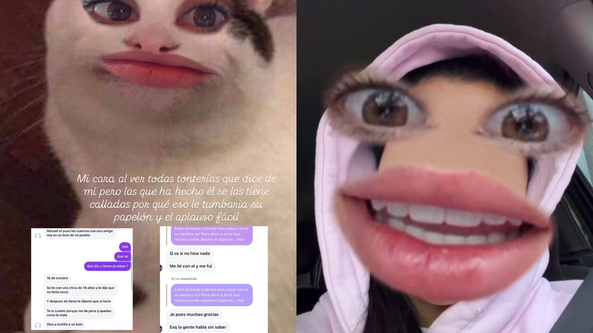 Las pruebas de la infidelidad de Manuel González