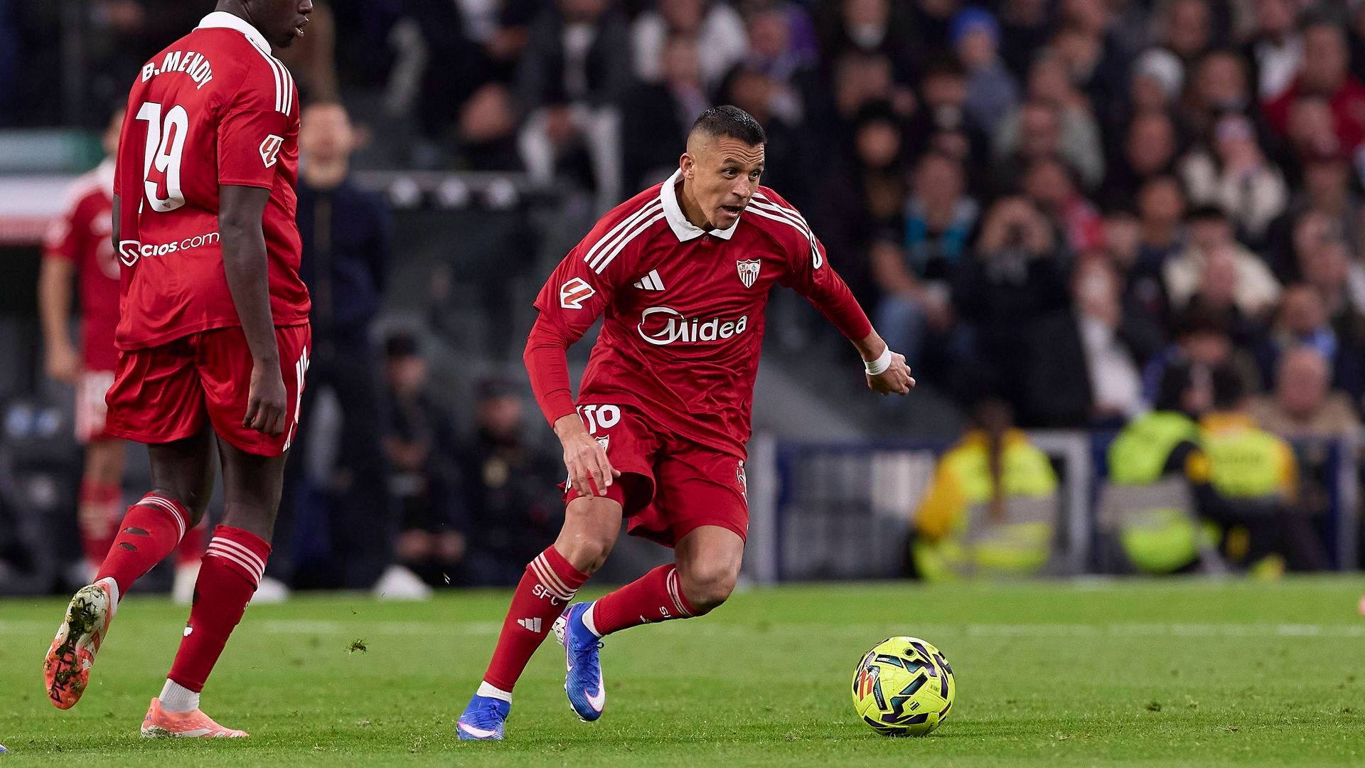 Alexis Sánchez en el partido contra el Real Madrid