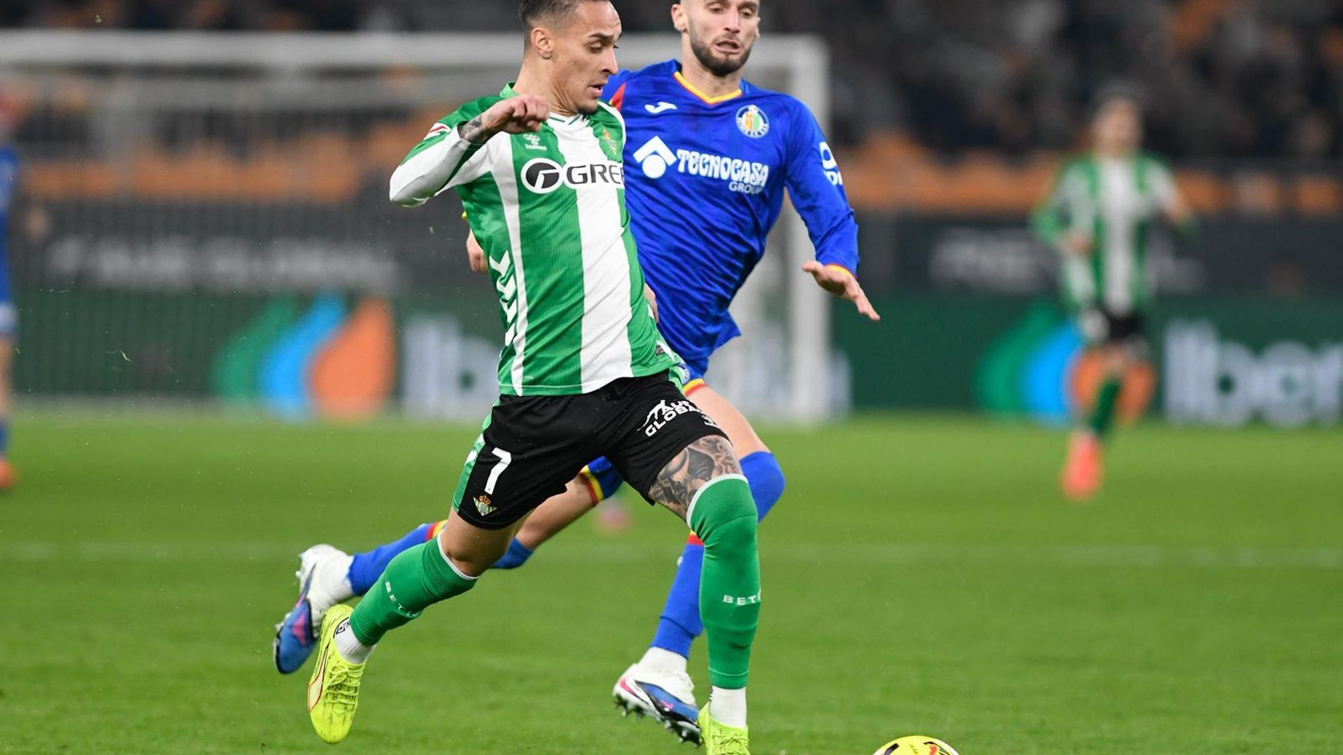 Antony, contra el Getafe