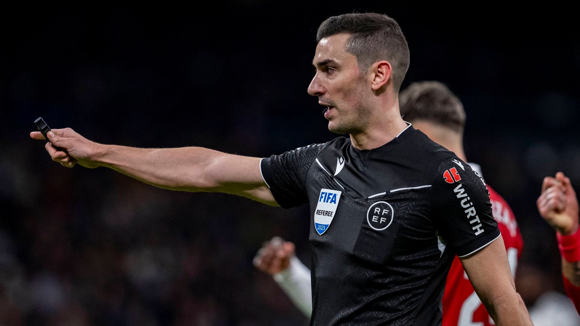 Muñiz Ruiz, en el Real Madrid-Sevilla