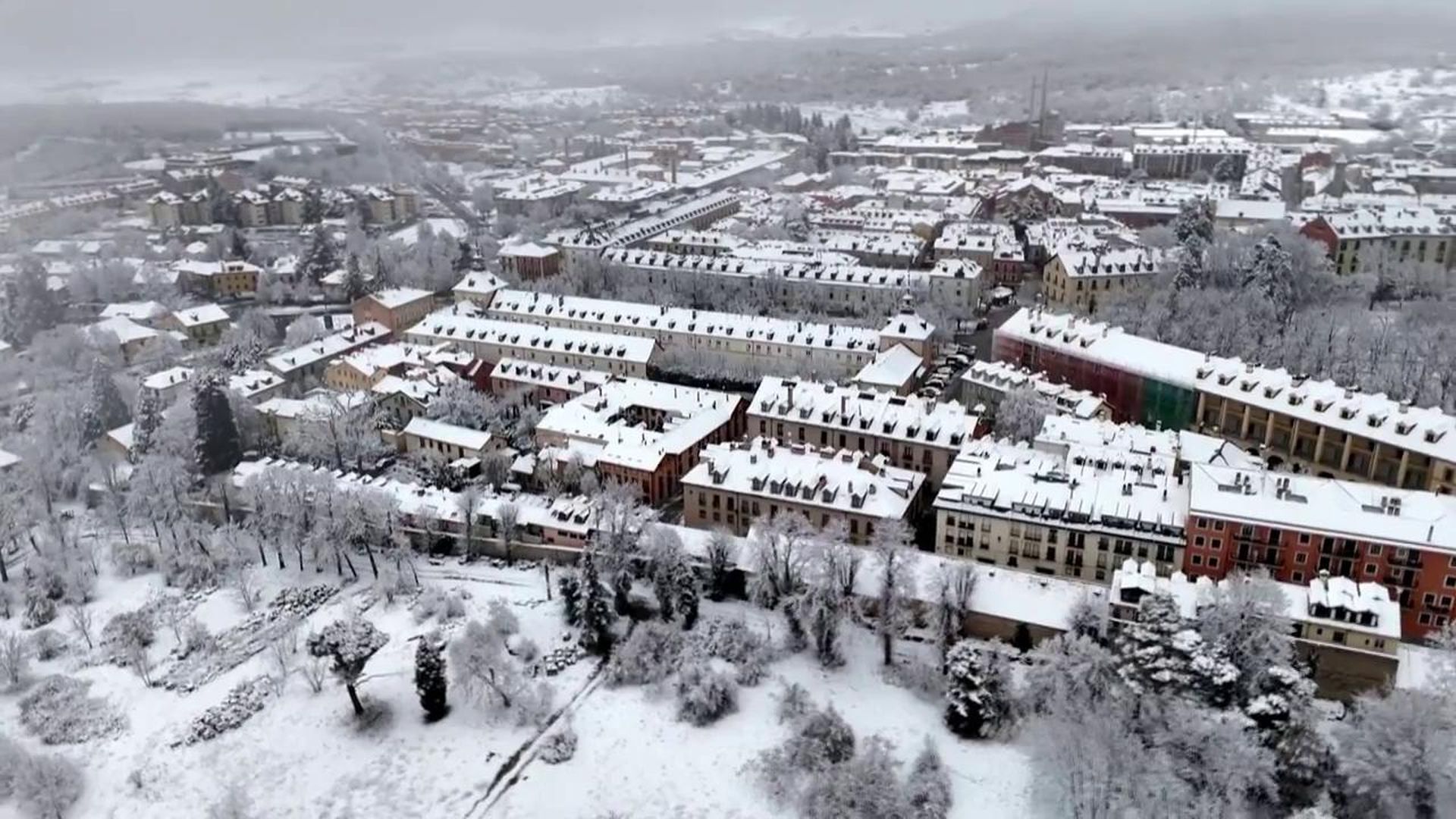 Temporal de lluvia y nieve