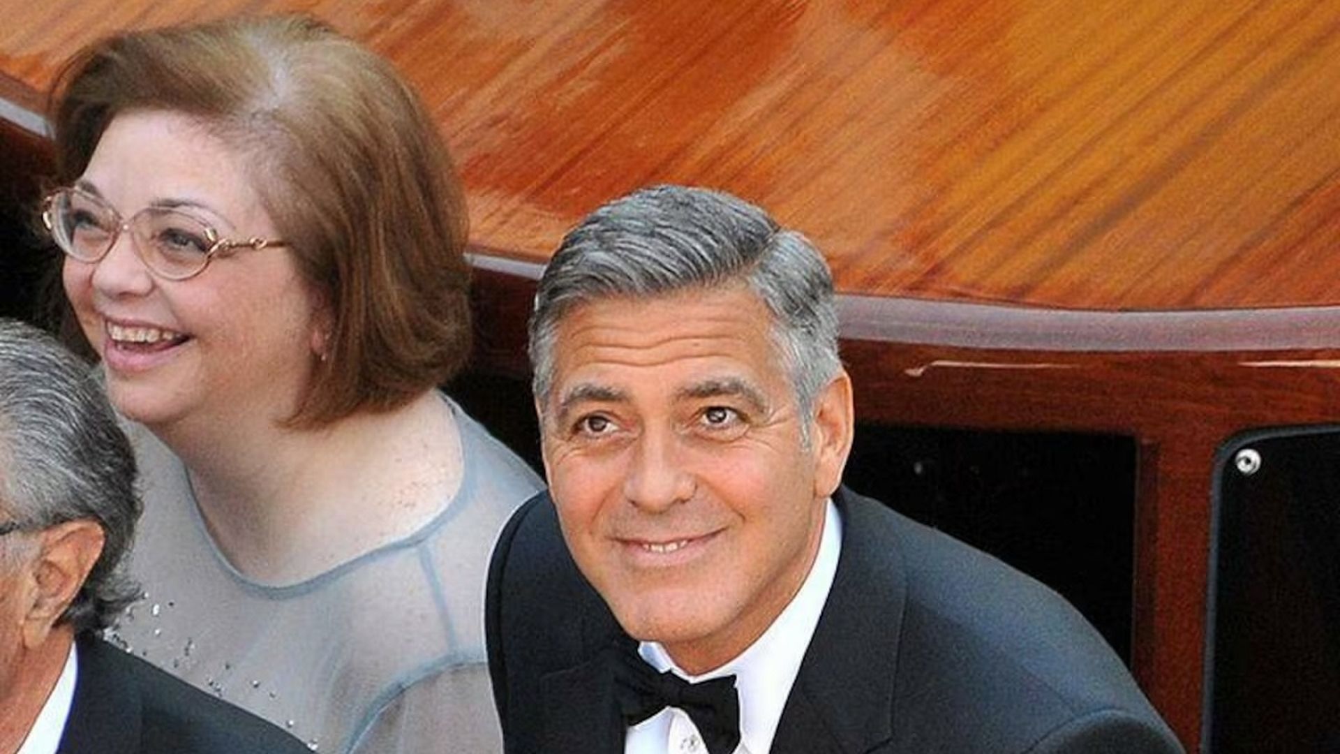 Clooney y su hermana en el Festival de Venecia 2014