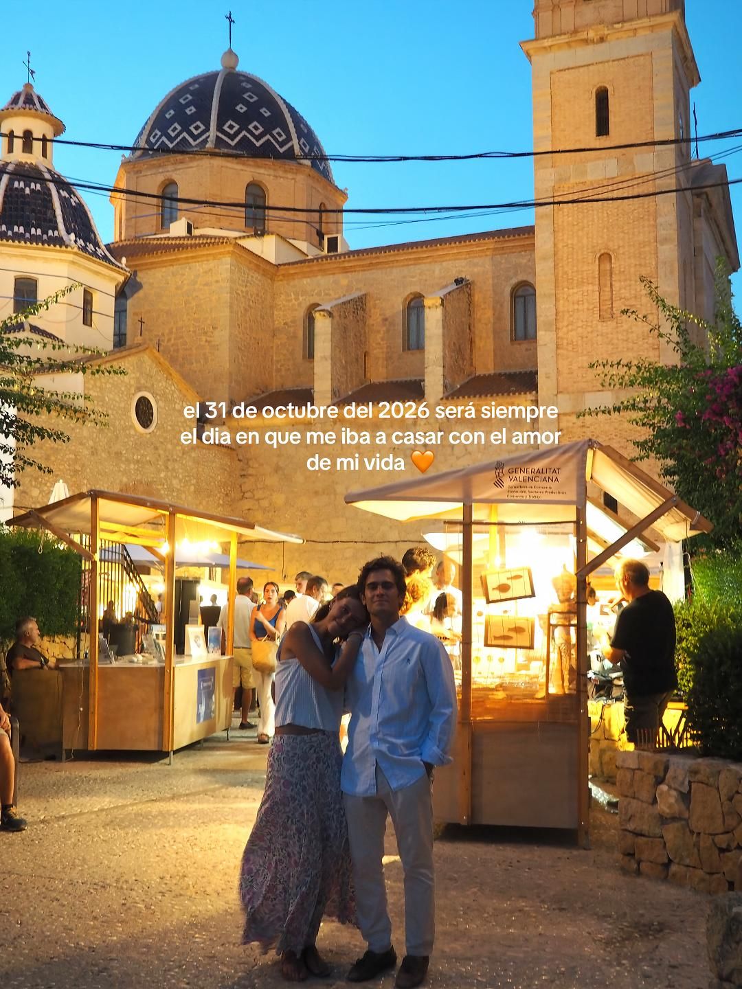 Manuela Ochoa recuerda una importante fecha con su novio