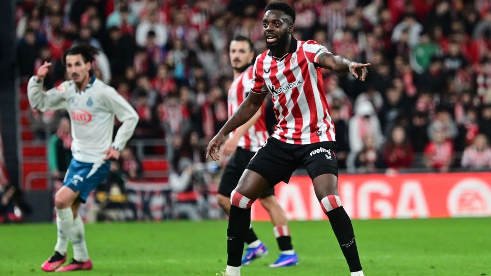 Iñaki Williams, durante el Athletic - Espanyol.