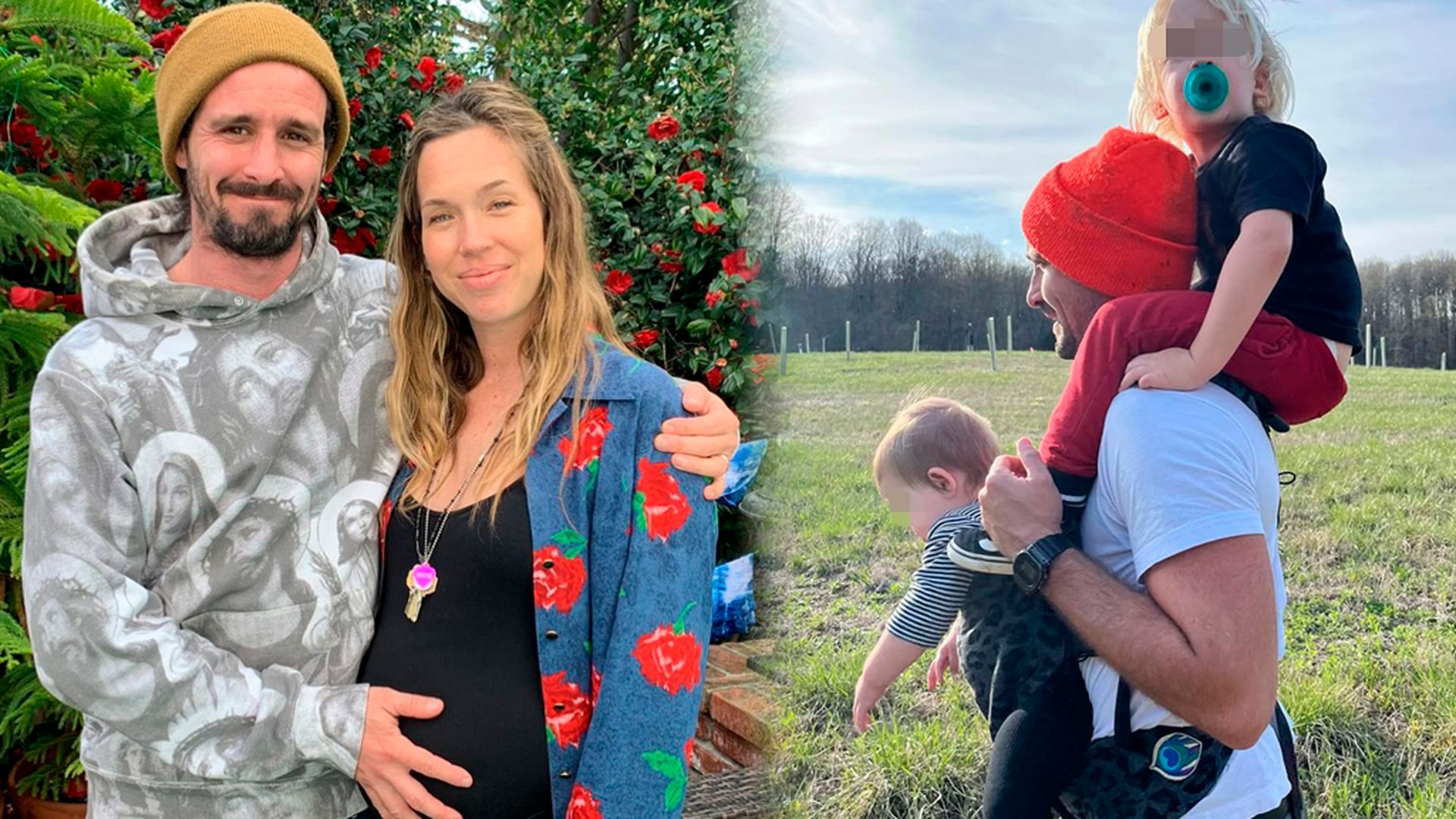 James Ransone y su familia